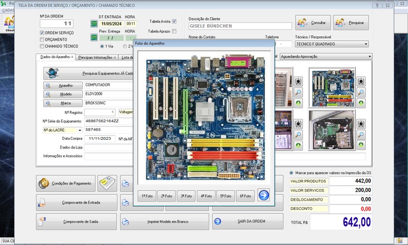 Programa OS Assistencia Tcnica v4.0 - FpqSystem