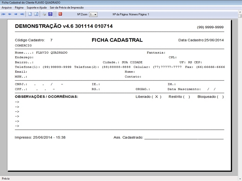 Programa Ordem de Servio Geral v4.6 - FpqSystem e Virtual Programas