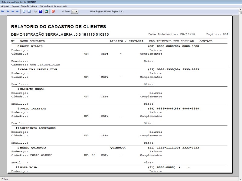 Imagem do Programa Serralheria, Agendamento e Financeiro 5.3 Plus