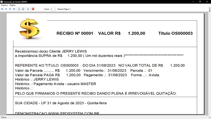 Imagem do Programa Serralheria, Agendamento e Financeiro 6.3 Plus