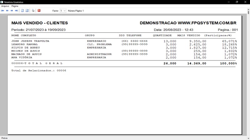 Imagens do Programa Vidraaria e Esquadria v6.7 Plus