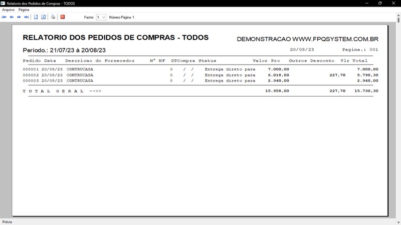 Imagens do Programa Vidraaria e Esquadria v6.7 Plus