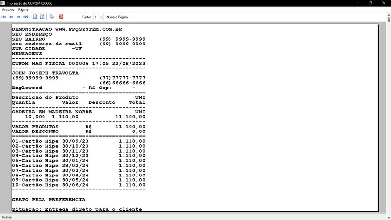 Imagens do Programa Marcenaria v6.9 Plus