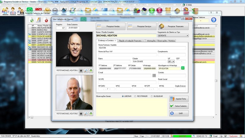 Programa OS Assistncia Tcnica 7.0 Plus