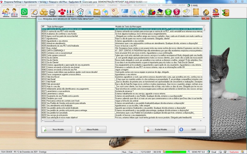 Programa PetShop 6.0 Plus WhatsApp