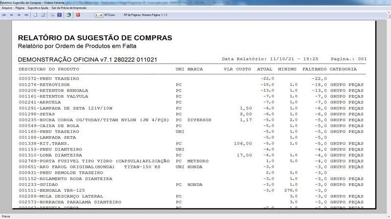 Imagens do Programa