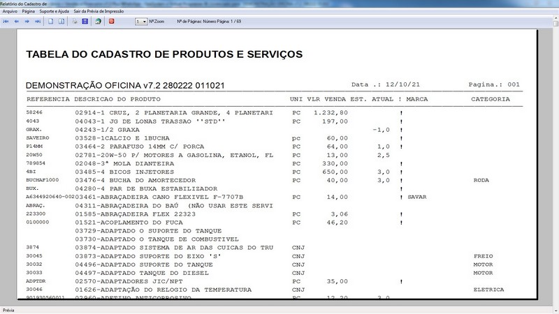 Imagens do Programa