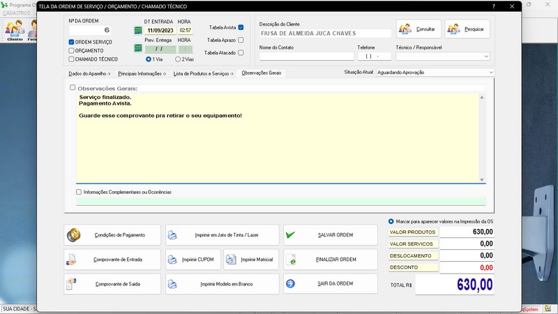 Programa OS Segurana Eletrnica v4.0 - FpqSystem