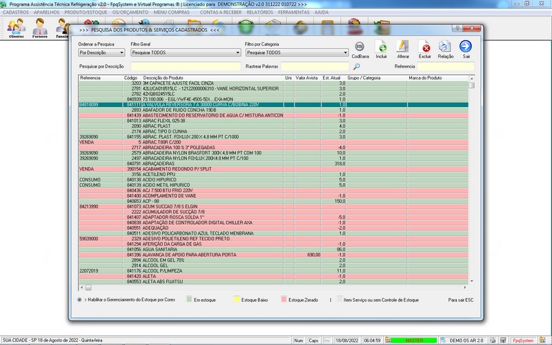 Programa OS Assistncia Tcnica para Refrigerao 2.0 Plus