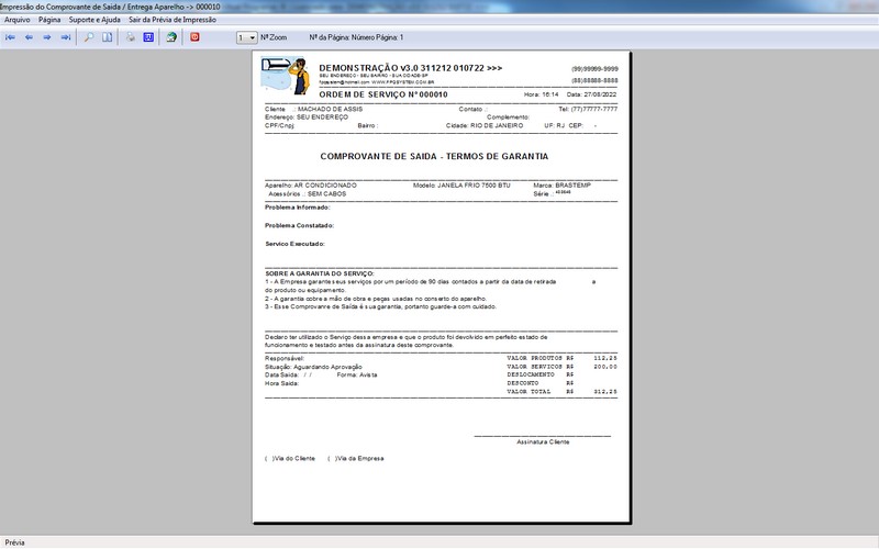 Programa OS Assistncia Tcnica para Refrigerao 3.0 Plus