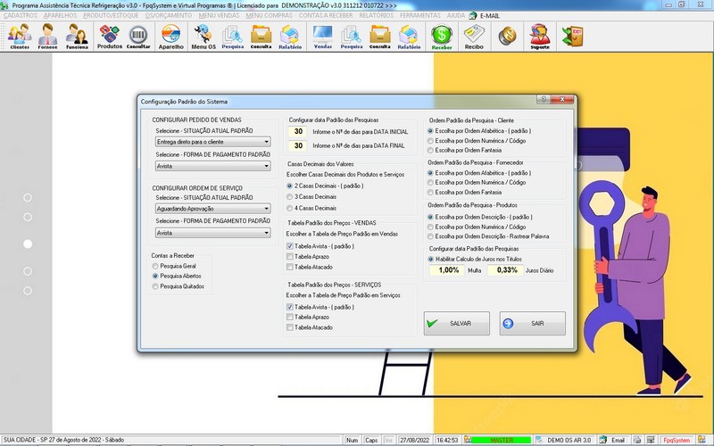 Programa OS Assistncia Tcnica para Refrigerao 3.0 Plus