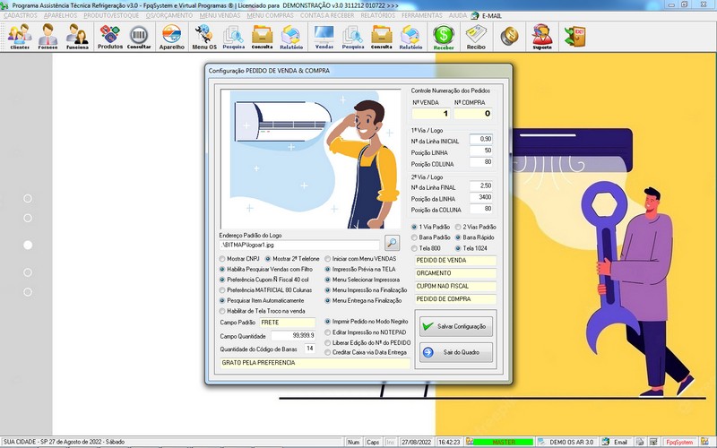 Programa OS Assistncia Tcnica para Refrigerao 3.0 Plus