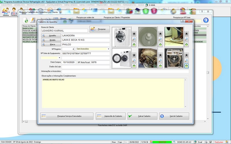 Programa OS Assistncia Tcnica para Refrigerao 4.0 Plus