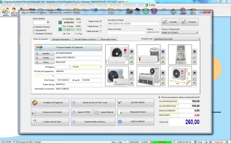 Programa OS Assistncia Tcnica para Refrigerao 4.0 Plus