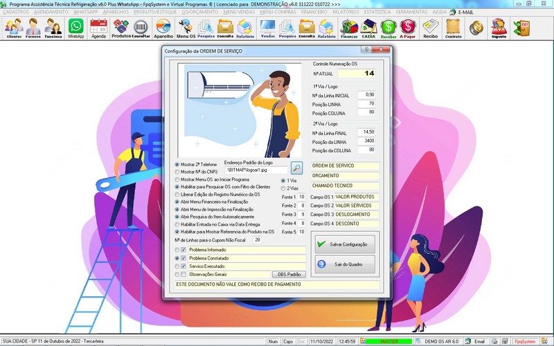 Programa OS Assistncia Tcnica para Refrigerao 6.0 Plus